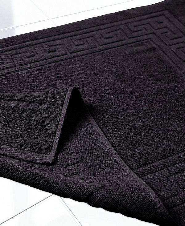 Cotton Greek Key Infinity Border 2-Pc. Bath Rug Set