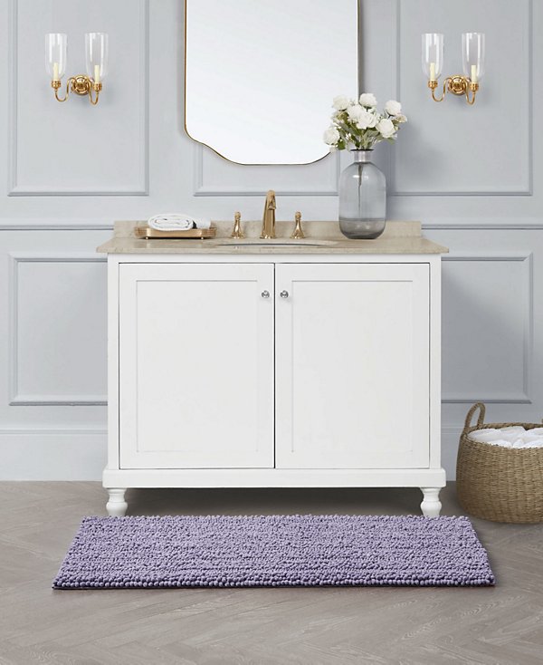 Astor Chenille Bath Mat, 27" x 45"