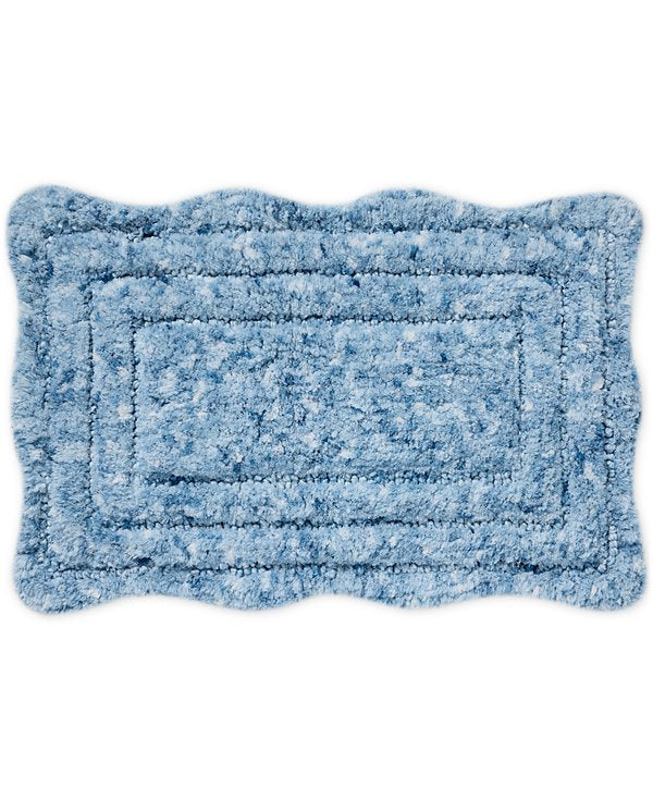 Niki Scallop Skid-Resistant Bath Rug, 20" x 32"