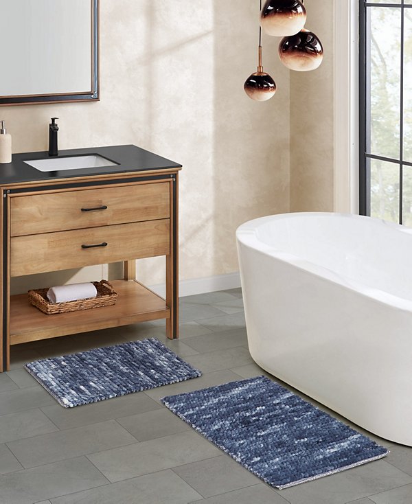 Space Dye Chunky Chenille 2-Pc. Bath Rug Set